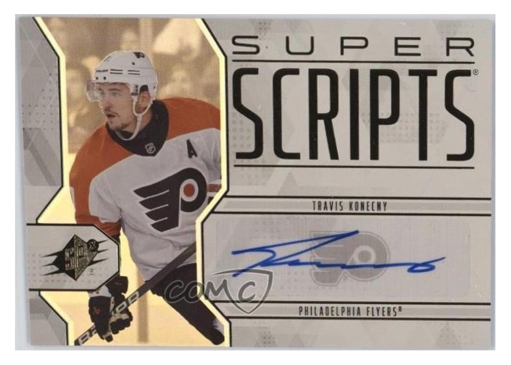 2025-26 SPx SuperScripts Travis Konecny #SS-TK card