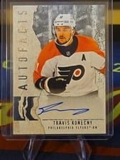 2025-26 Upper Deck Artifacts Autofacts Travis Konecny #AF-TK card