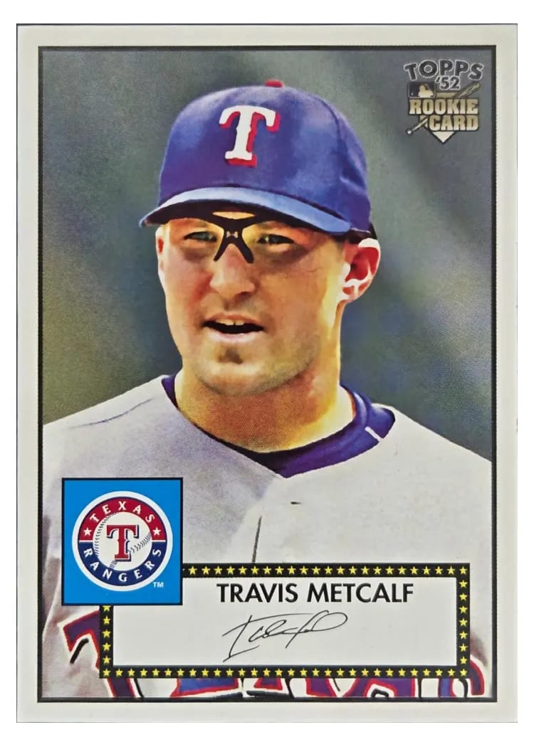2007 Topps 1952 Travis Metcalf #49 card