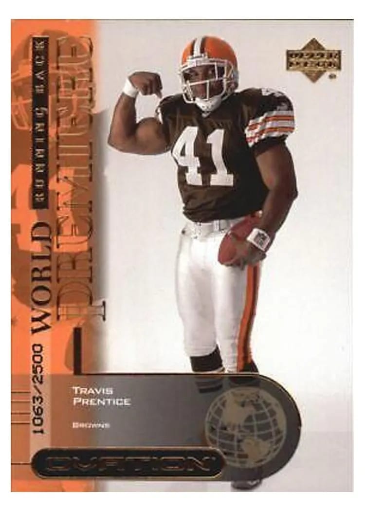2000 Upper Deck Ovation Travis Prentice #75 card