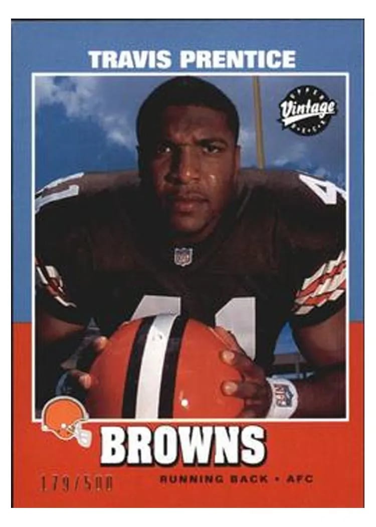 2000 Upper Deck Vintage Preview Travis Prentice #4 card