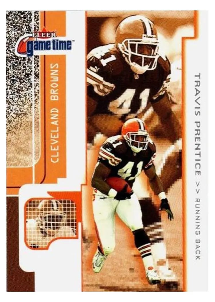 2001 Fleer Game Time Travis Prentice #2 card