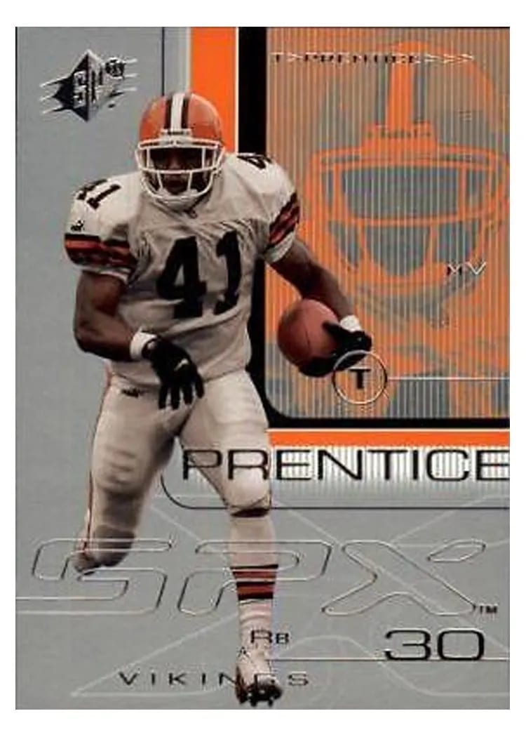 2001 Spx Travis Prentice #22 card