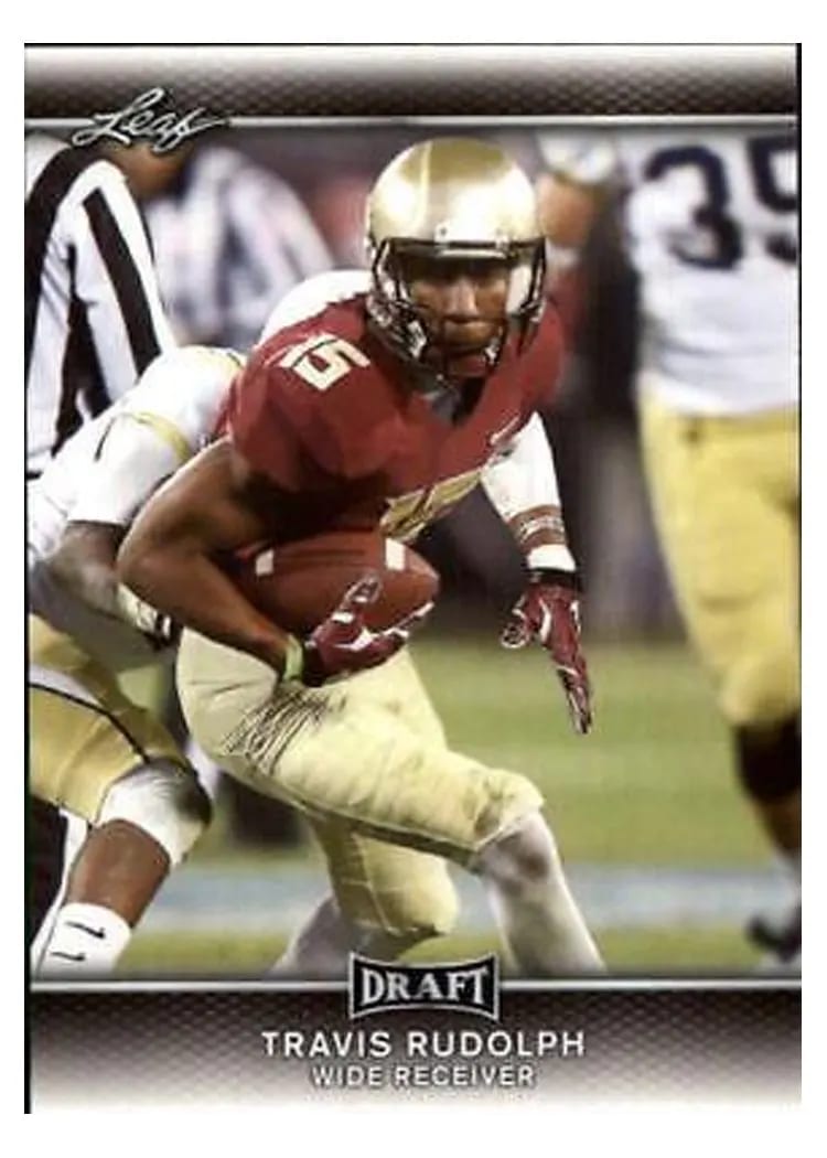 2017 Leaf Draft Travis Rudolph #68 card