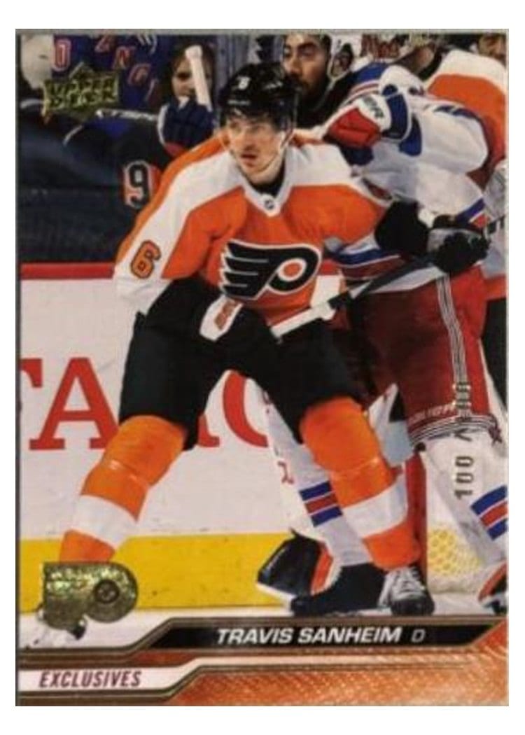 2023-24 Upper Deck Base Set Travis Sanheim #383 card