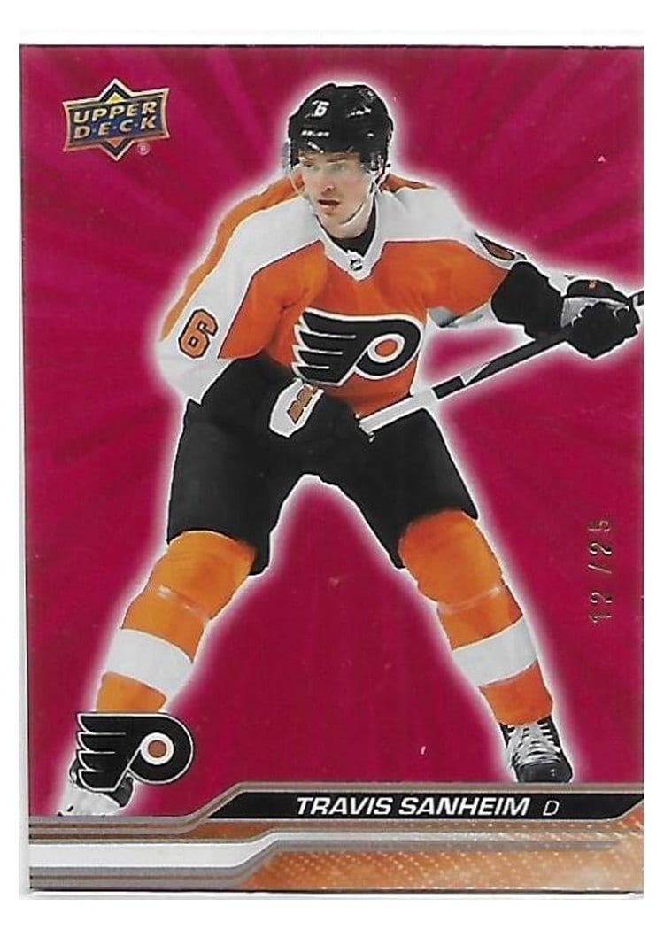 2023-24 Upper Deck Base Set Travis Sanheim #383 card