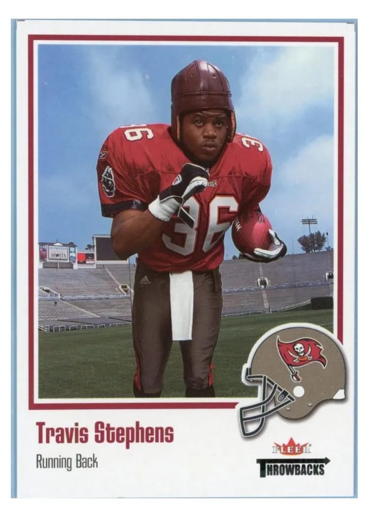 2002 Fleer Throwbacks Travis Stephens #123 card