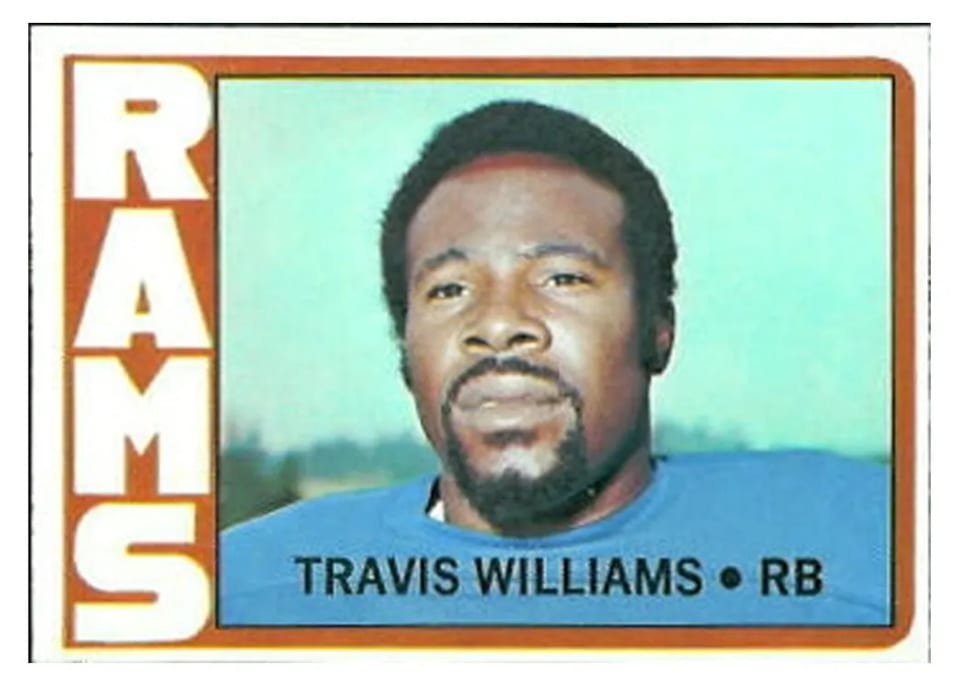 1972 Topps Travis Williams #318 card