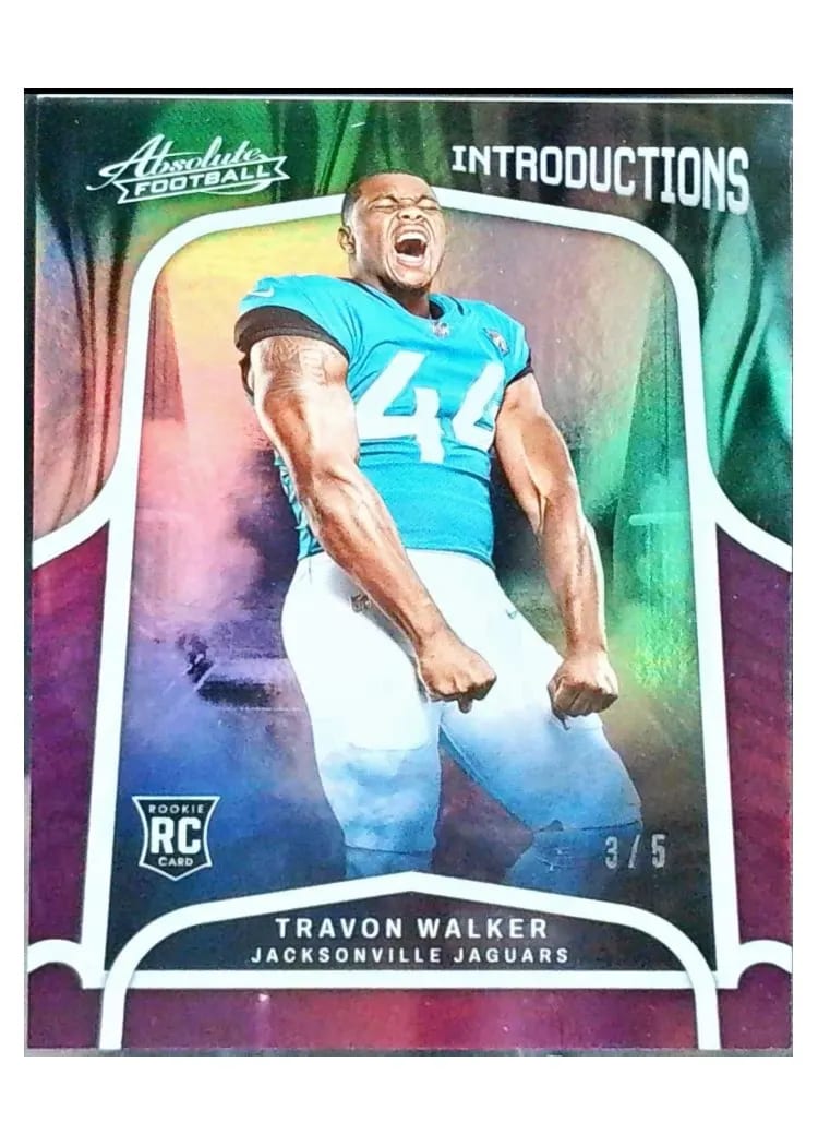2022 Panini Absolute Introductions Travon Walker #INT-17 card