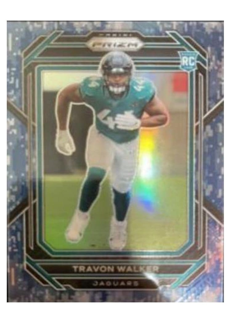 2022 Panini Prizm Travon Walker Navy Camo #339 card