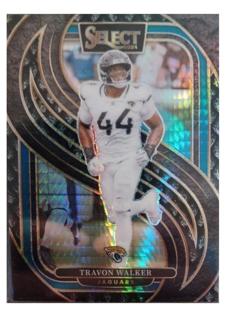 2024 Panini Select Base Set Travon Walker Black Dragon Scale Prizm #197
