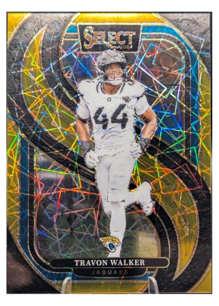 2024 Panini Select Base Set Travon Walker Gold Mojo #197 card