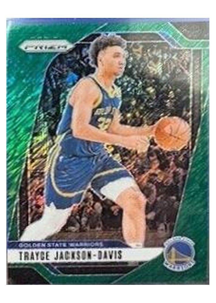 2024-25 Panini Prizm Base Set Trayce Jackson-Davis Green Shimmer FOTL #188 card