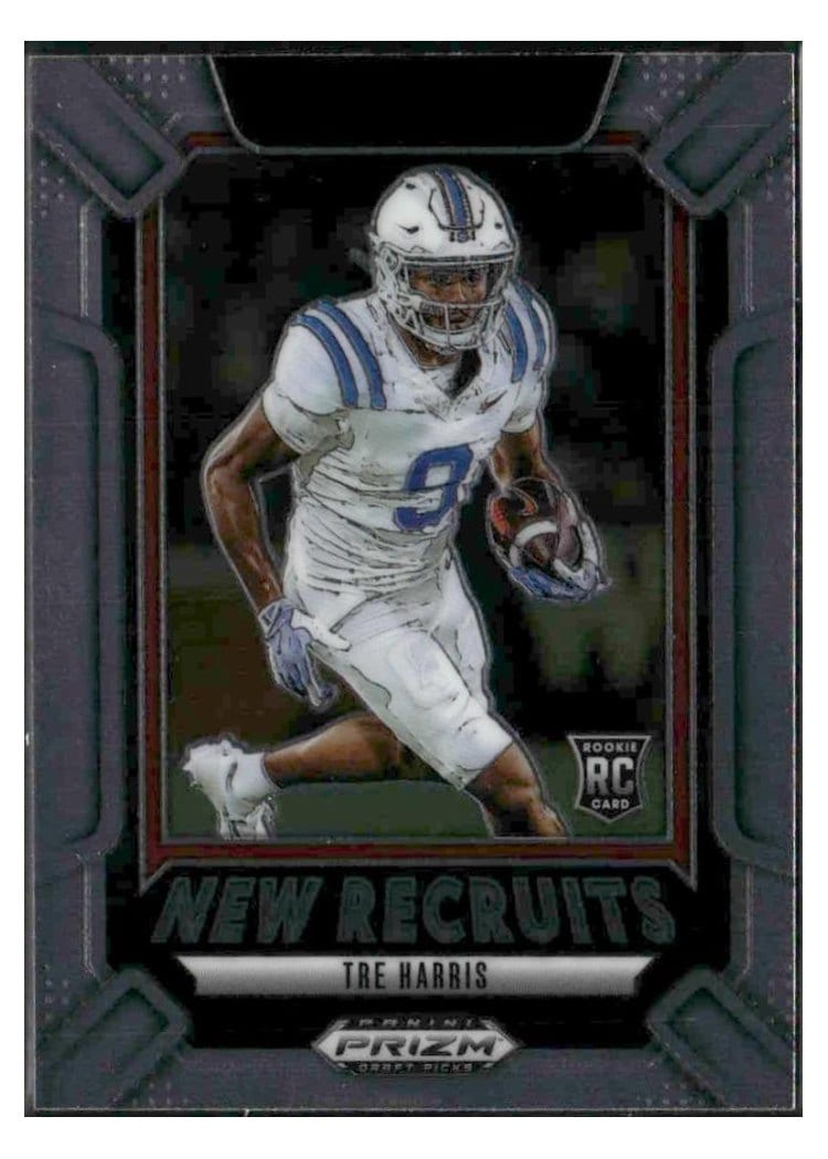 2025 Panini Prizm Draft Picks New Recruits Tre Harris #2 card