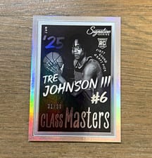 2025-26 Panini Signature Series Class Masters Tre Johnson III #2 card