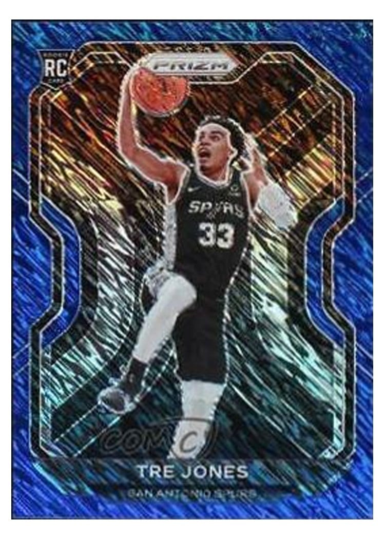 2020-21 Panini Prizm Base Set Tre Jones #291 card