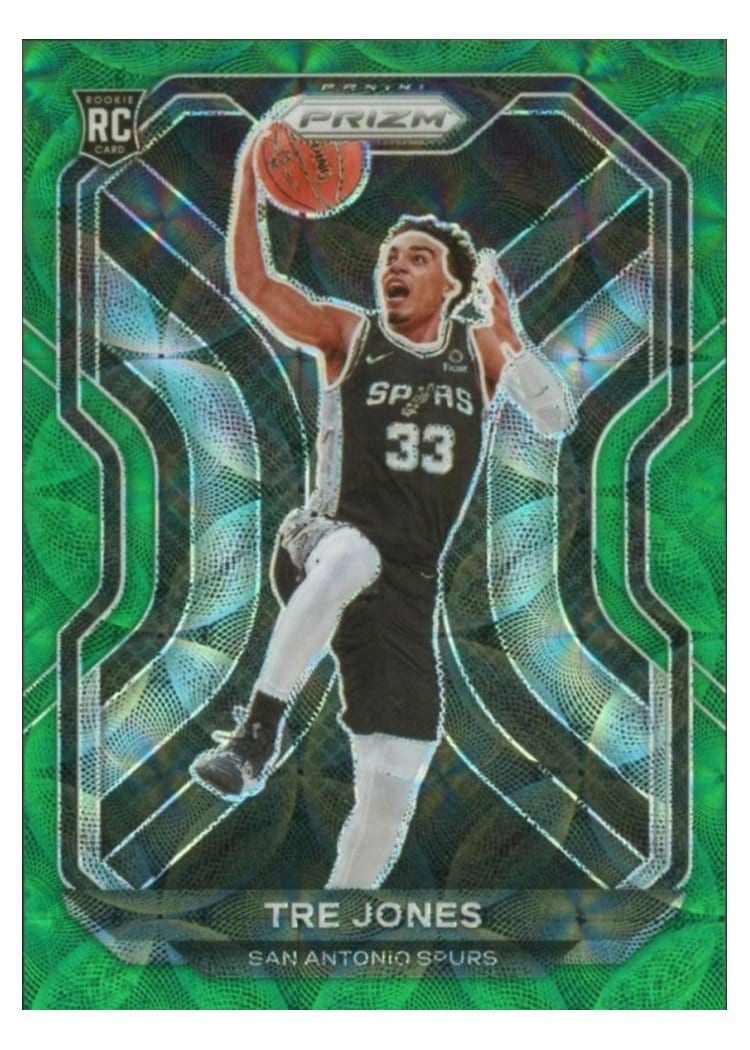 2020-21 Panini Prizm Base Set Tre Jones #291 card