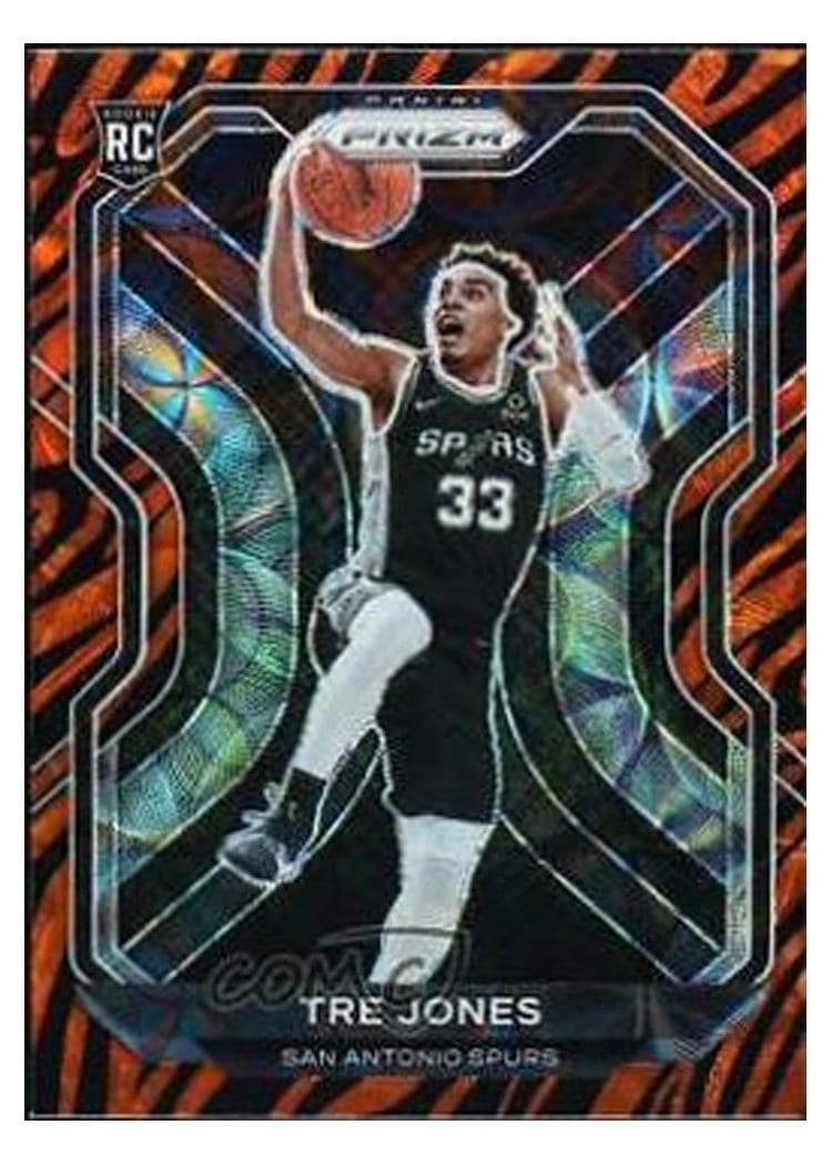 2020-21 Panini Prizm Base Set Tre Jones #291 card