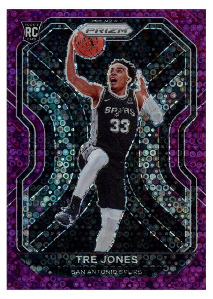 2020-21 Panini Prizm Base Set Tre Jones #291 card