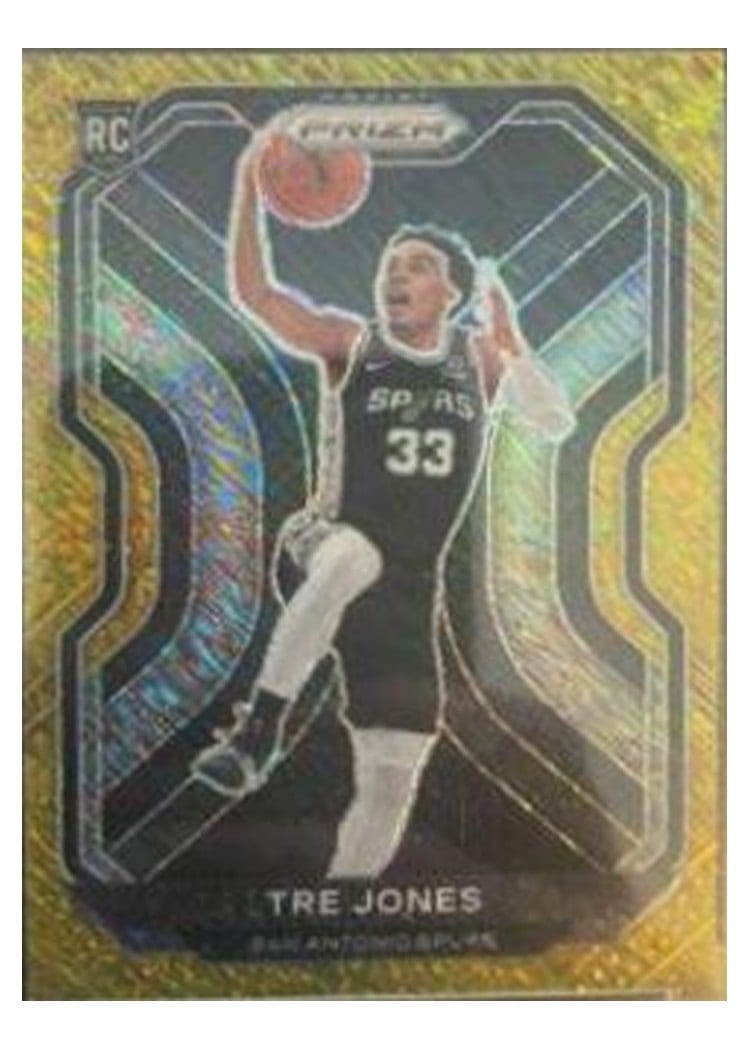 2020-21 Panini Prizm Base Set Tre Jones #291 card