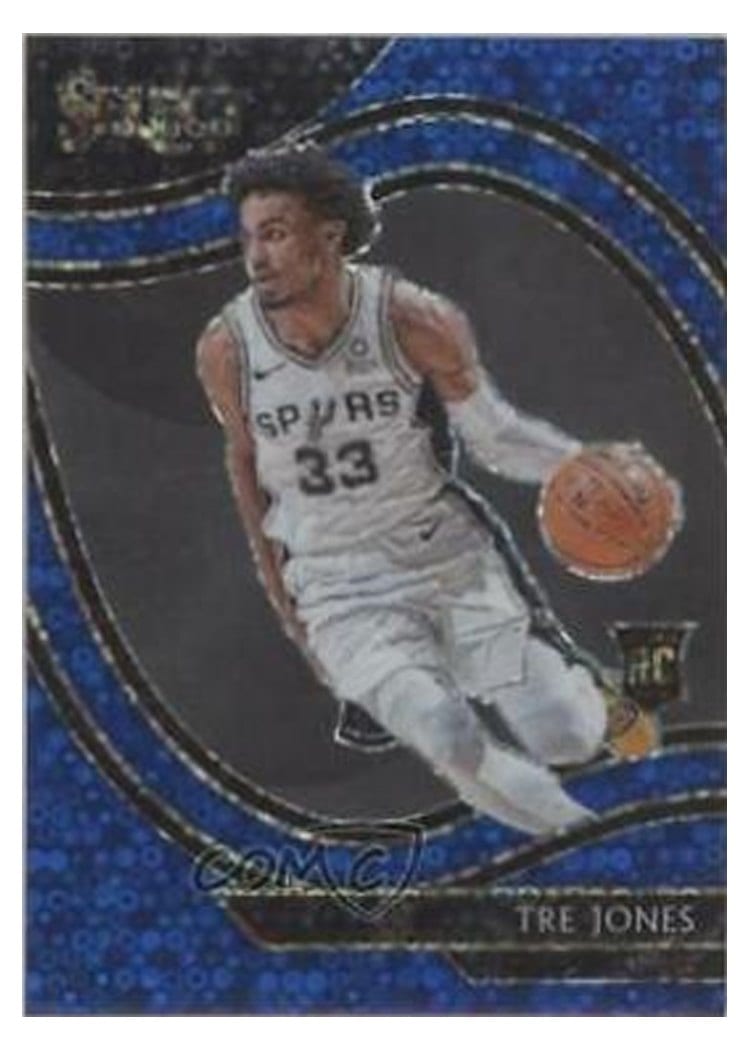 2020-21 Panini Select Base Set Tre Jones #263 card