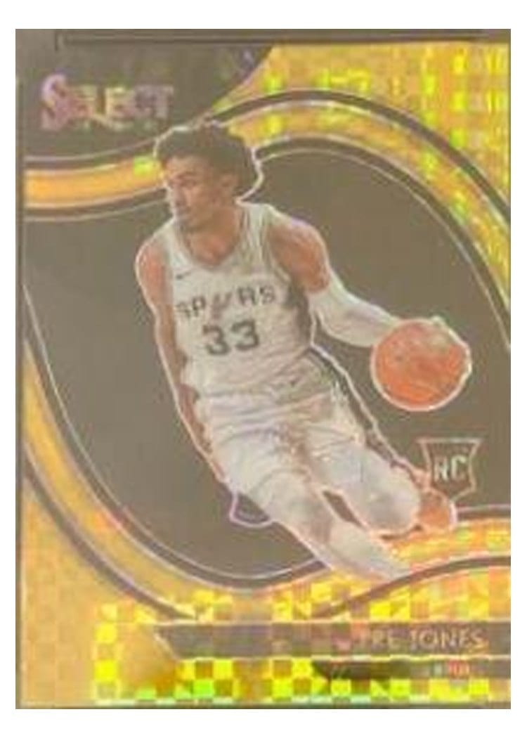 2020-21 Panini Select Base Set Tre Jones #263 card