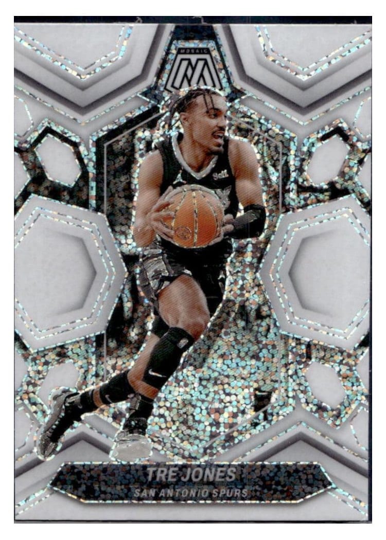 2023-24 Panini Mosaic Base Set Tre Jones #172 card