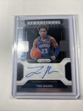 2021-22 Panini Prizm Sensational Signatures Tre Mann #SS-TRE card
