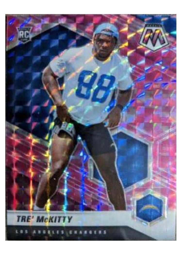 2021 Panini Mosaic Base Set Tre' McKitty #386 card
