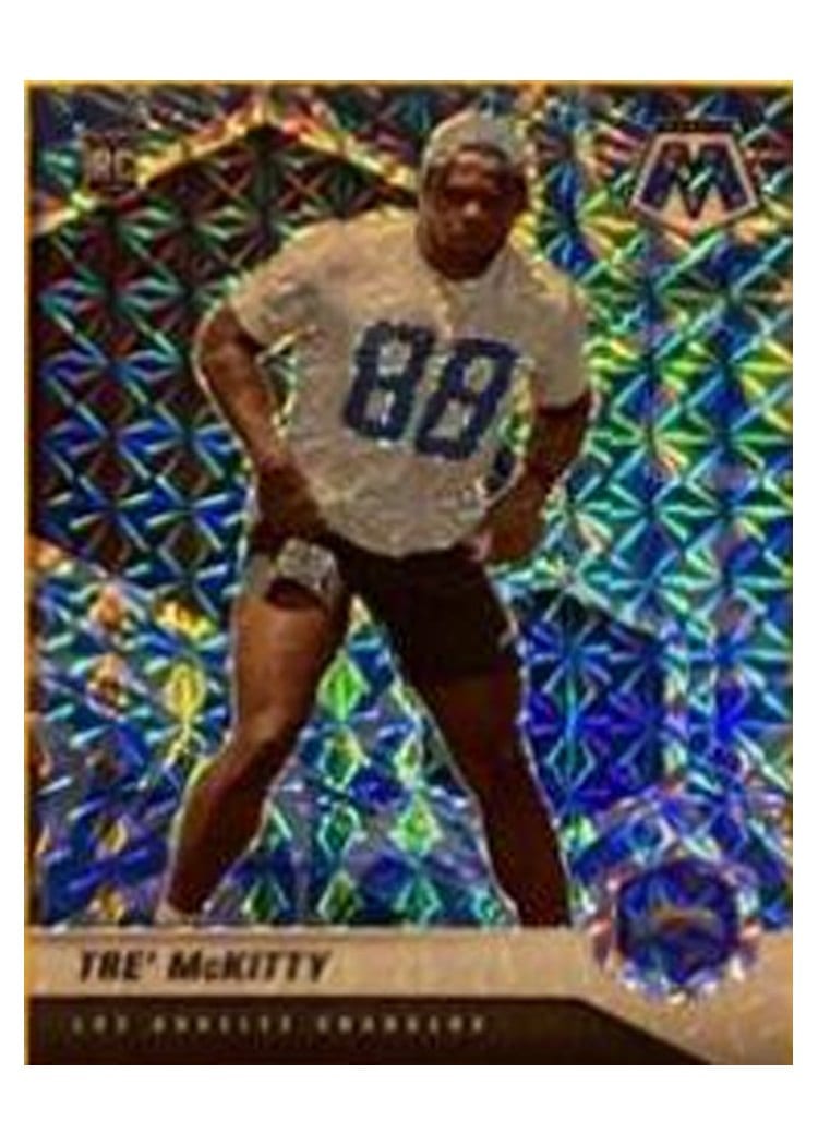 2021 Panini Mosaic Base Set Tre' McKitty #386 card