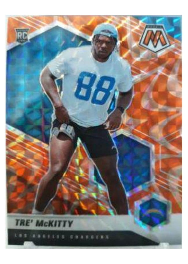 2021 Panini Mosaic Base Set Tre' McKitty #386 card