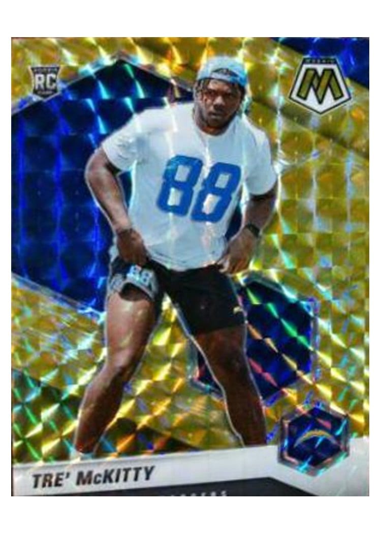 2021 Panini Mosaic Base Set Tre' McKitty #386 card