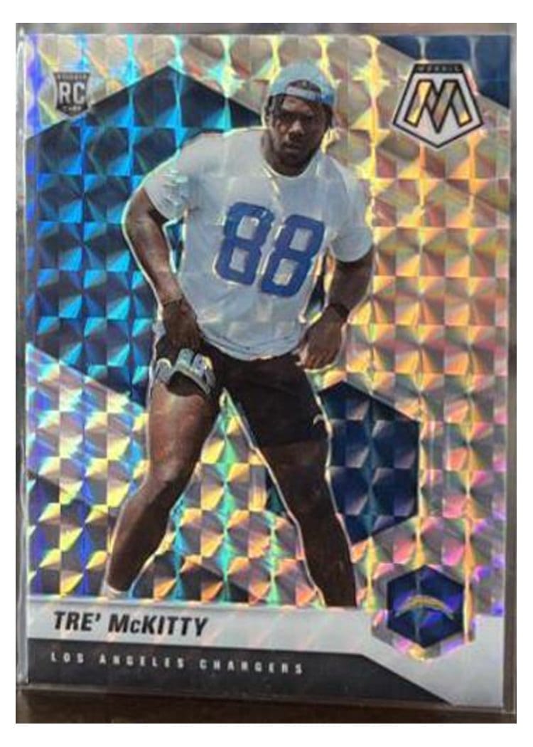 2021 Panini Mosaic Base Set Tre' McKitty #386 card