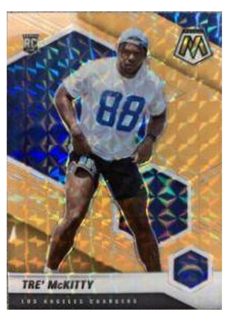 2021 Panini Mosaic Base Set Tre' McKitty #386 card