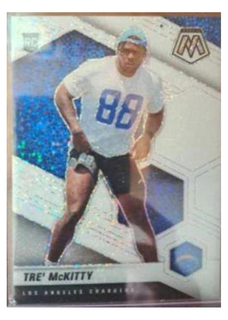 2021 Panini Mosaic Base Set Tre' McKitty #386 card