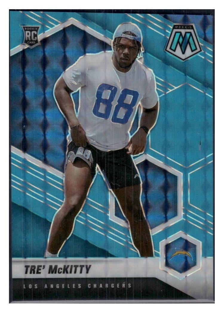 2021 Panini Mosaic Base Set Tre' McKitty #386 card