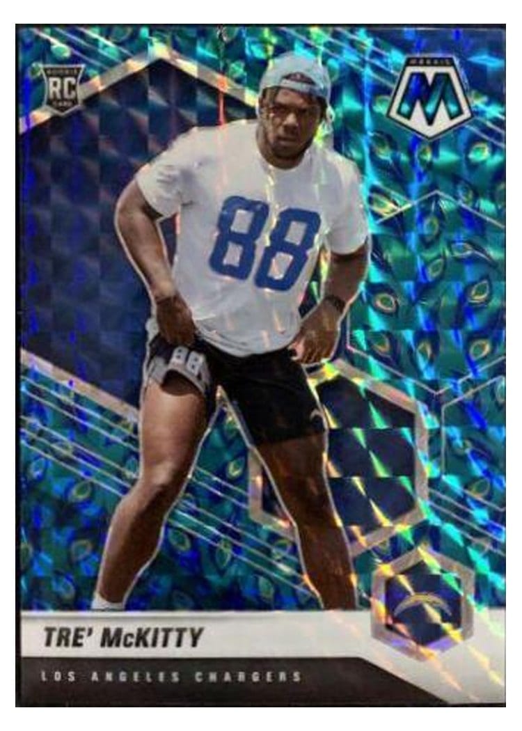 2021 Panini Mosaic Base Set Tre' McKitty #386 card