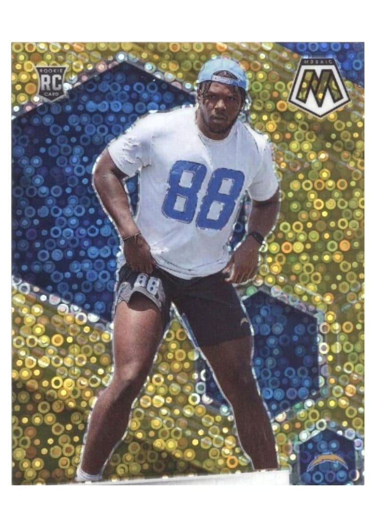2021 Panini Mosaic Base Set Tre' McKitty No Huddle Gold Mosaic #386 card