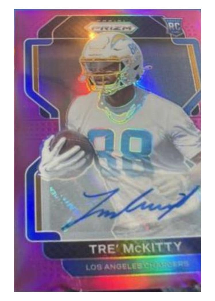 2021 Panini Prizm Base Set Tre' McKitty #416 card