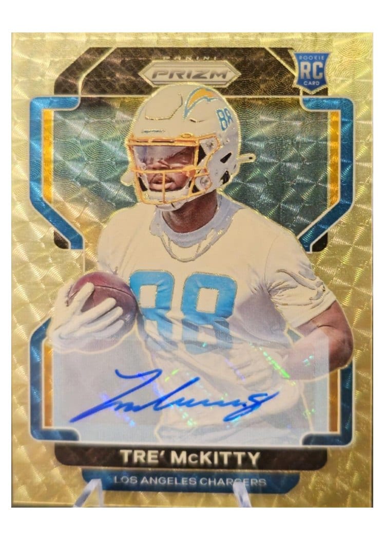 2021 Panini Prizm Base Set Tre' McKitty #416 card