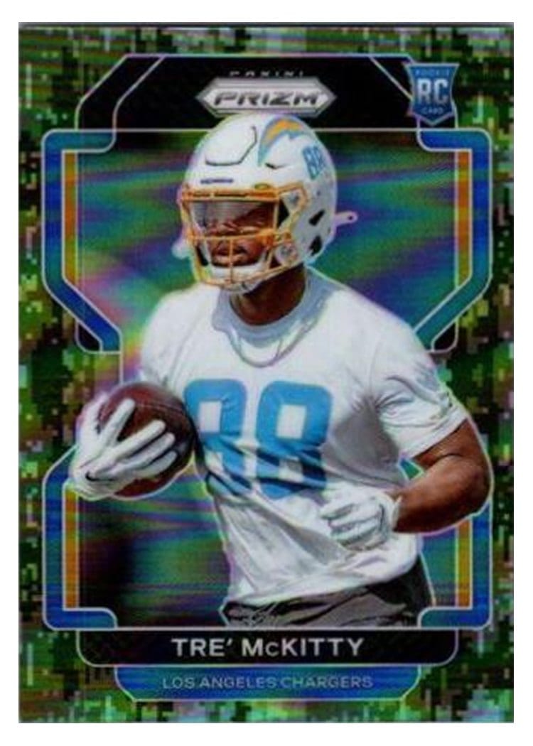 2021 Panini Prizm Base Set Tre' McKitty Forest Camo Prizm #416 card
