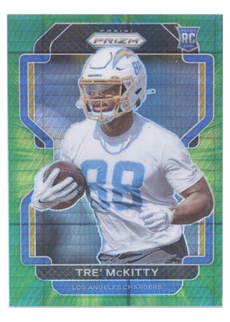 2021 Panini Prizm Base Set Tre' McKitty #416 card