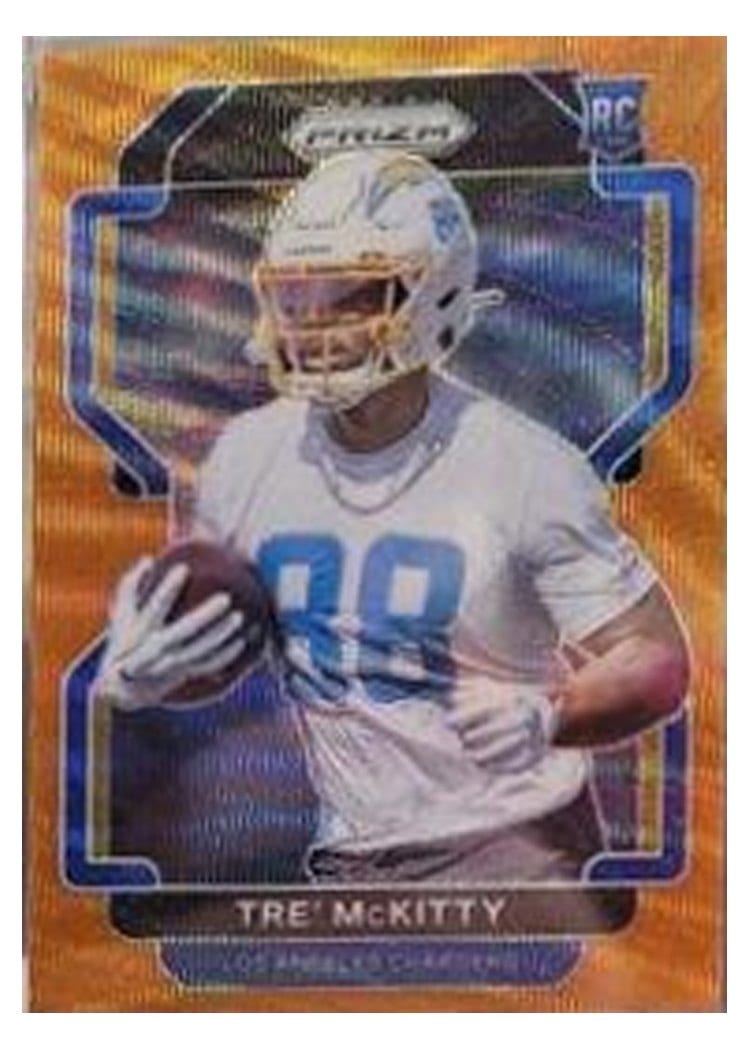 2021 Panini Prizm Base Set Tre' McKitty #416 card