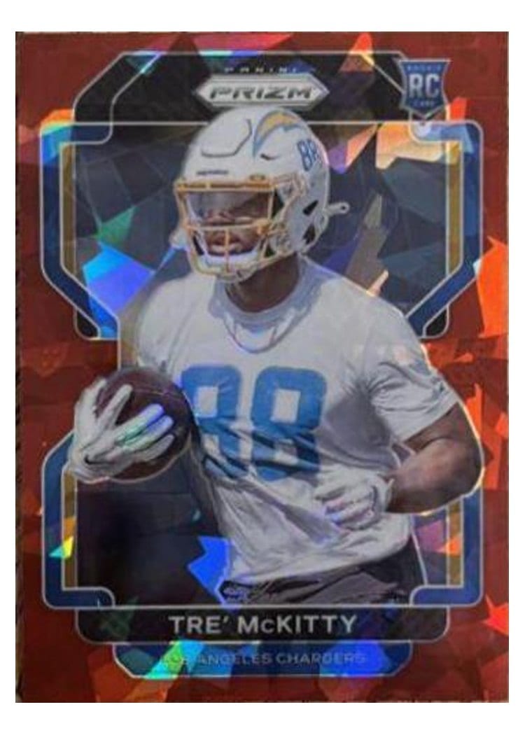 2021 Panini Prizm Base Set Tre' McKitty Red Ice Prizm #416 card