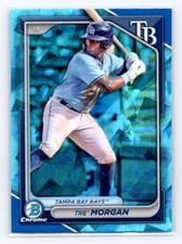 2024 Bowman Draft Sapphire Edition Base Set Tre' Morgan #BDC-197 card