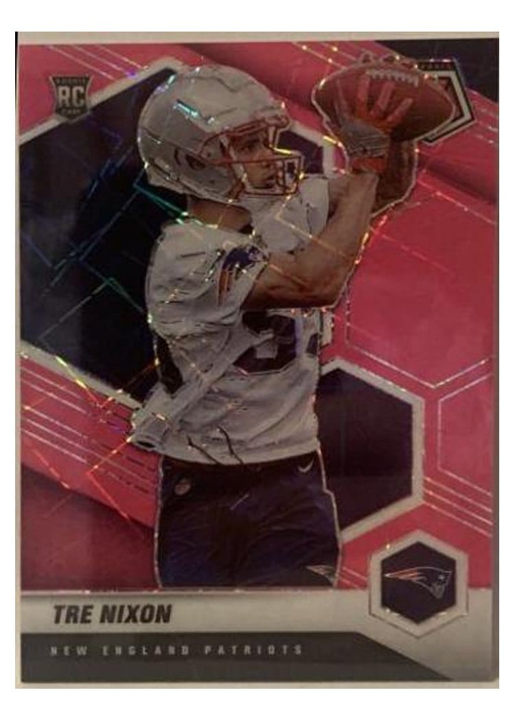 2021 Panini Mosaic Base Set Tre Nixon Pink Fluorescent #398 card