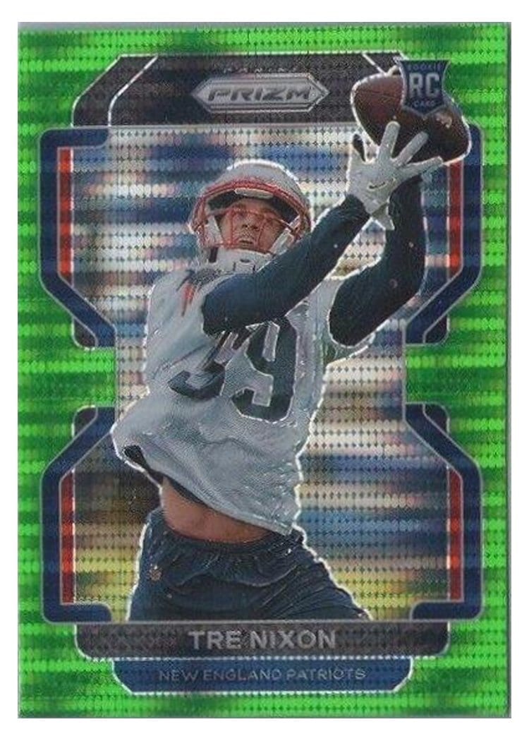 2021 Panini Prizm Base Set Tre Nixon Neon Green Pulsar Prizm #428 card