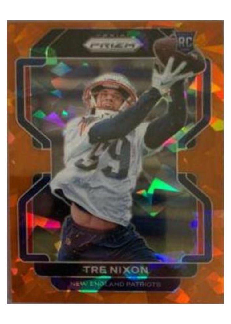 2021 Panini Prizm Base Set Tre Nixon Orange Ice Prizm #428 card