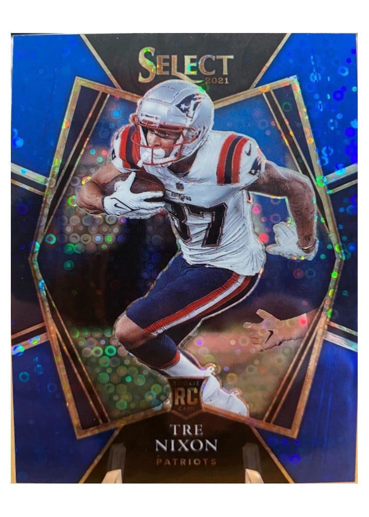 2021 Panini Select Base Set Tre Nixon Blue Disco #199 card