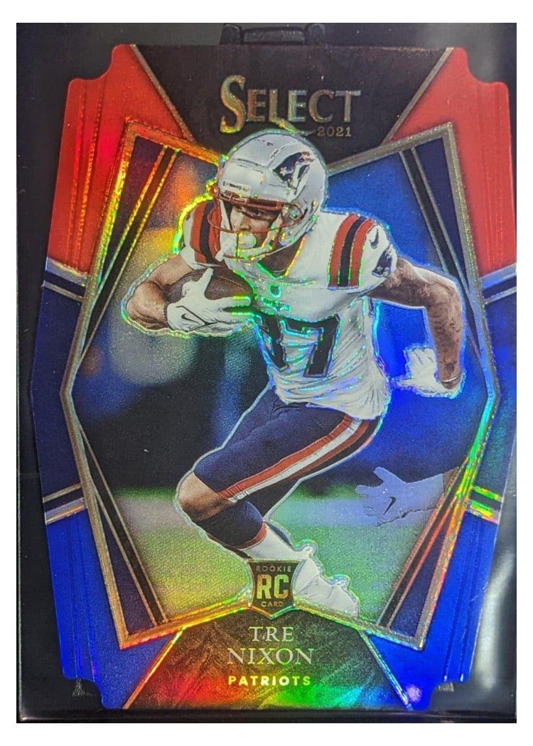2021 Panini Select Base Set Tre Nixon Red and Blue Die Cut #199 card